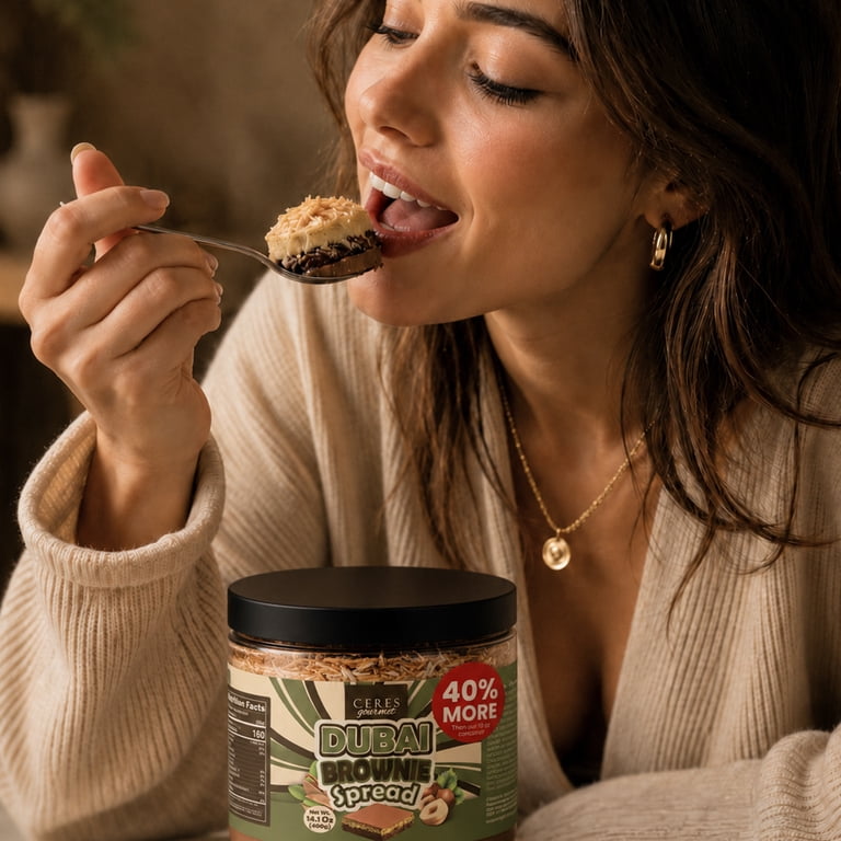 Ceres Gourmet Pistachio Butter Spread, Dubai Chocolate Kataifi