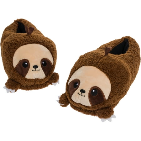 

Funziez! - Sloth Slippers - Animal Slippers Novelty House Shoe (Brown Large)