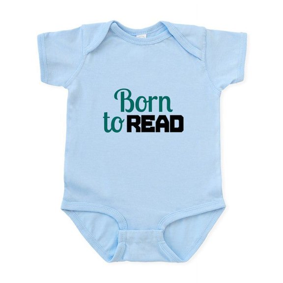 CafePress - Born To Read Body Suit - Baby Light Bodysuit, Size Newborn - 24 Months