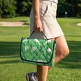 thumbnail image 3 of FUIALDOLG Green Golf Print Golf Cart Seat Covers 51x30Inch Golf Cart Seat Towel Blanket for Club Car,Anti Slip Comfort Protector Cushion for 2 Person Seats,Easy to Install, 3 of 7