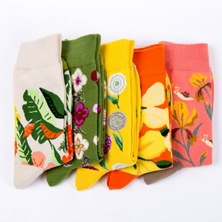 

4 pairs * colorful Autumn Fashion so socks in tube Casual Taste Cotton socks crazy socks for girls