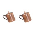 thumbnail image 2 of Cateissary Moscow Mule Mug Cup Tea Coffee Lid with Mug Beer Drinking Cobre 350 ml 2Conjunto, 2 of 6