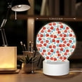thumbnail image 6 of Salouo Strawberries for Round Acrylic Night Light - Acrylic Sheets with LED Light Lamp Base - Decorative Night Lamp for Restaurant Bar Cafe Shop Room Decoration, 6 of 9