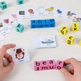 thumbnail image 2 of Lubelski 1 Set Crossword Puzzle Simple Operation Bright Color Early Education Word Spelling 3D Blocks Game for Gift, 2 of 8
