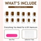 thumbnail image 3 of 24 Pcs Heart Full Cover False Nail French Tip Acrylic Nail Square Press On Nail Simple Stick on Nail for Woman, 3 of 4