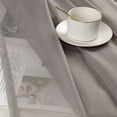 thumbnail image 2 of Ruthy's Textile Grey Sheer Curtains Set of 2 Window Panel Drape Pair 54" X 84" Inch for Kitchen Bedroom Children Living Room Yard, 2 of 5