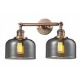 thumbnail image 1 of Innovations Lighting 208-AC-G73 2 Light Bathroom Fixture, Antique Copper, 1 of 3