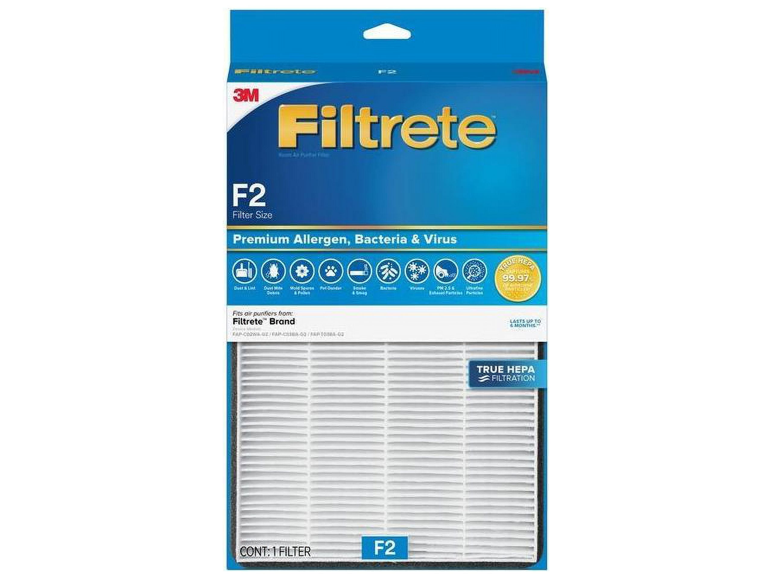 Filtrete 13 in. H X 8.2 in. W Rectangular HEPA Air Purifier Filter - Total Qty: 1