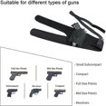 thumbnail image 4 of 40in Funda táctica para pistola con cintura y hombro, para mano derecha, 4 of 5