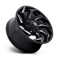 thumbnail image 2 of Fuel 1PC Aluminum Rim D753 REACTION 20X9in Gloss Black Milled Finish, D75320901857, 2 of 3