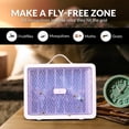 thumbnail image 3 of Electric Bug Zapper, High-Voltage LED UV Light Trap for Mosquitoes, Portable & Wall-Mountable, Safety Mesh Protection, Indoor/Outdoor Use, 3 of 7