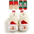 thumbnail image 2 of Infant Baby Slippers, Girls Boys Booties, Warm Baby Socks Shoes, Newborn Crib Shoes, Christmas Baby Footwear Prewalkers, 2 of 8