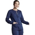thumbnail image 7 of Dickies Balance Warm Up Scrubs Jacket For Women Snap Front DK380, 7 of 7