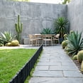 thumbnail image 4 of 12 Panel Decorative Garden Fence, Black Landscape Border Edging for Flower Beds Lawns, Plastic Yard Fencing with Interlocking Design, Outdoor Plant Protection Barrier, Easy Install Garden Border, 4 of 6
