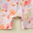 thumbnail image 6 of Cowsor Baby Girls Two Piece Swimsuit Set Cute Print Half Placket One Piece with Swim Cap Soft UV Protection Swimwear for Summer Beach Pool, 6 of 7