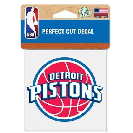 Detroit Pistons 4x4 Perfect-Cut Car Auto Decal Sticker