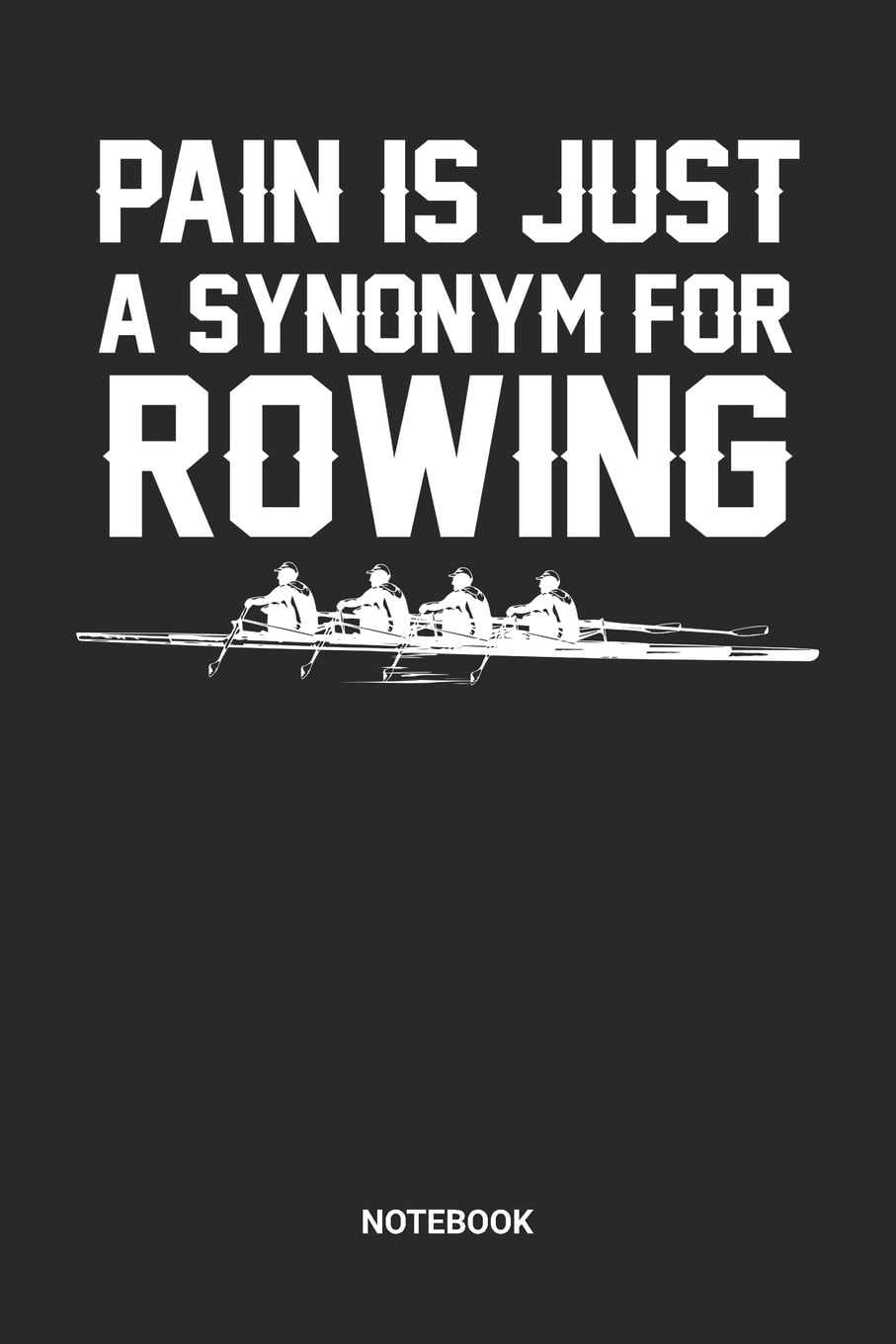 Notebook Rowing Themed Notebook (6 x 9 Inches) with Blank Pages