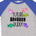 thumbnail image 4 of Inktastic Future Fishing Buddy with Colorful Fish Boys or Girls Toddler T-Shirt, 4 of 5