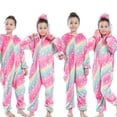 thumbnail image 1 of Traje Kigurumi para niños, monos de invierno, pijamas cálidos para niños, pijamas para niñas, ropa de dormir para bebés, Pijama de unicornio de Anime para niños pequeños para el hogar xuanjing unisex, 1 of 2