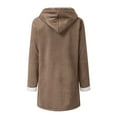 thumbnail image 4 of Winter Coats For Women Sevevn Womens Warm Winter Jackets Long Sleeve Suede Fleece Lined Zipper Coats With Pockets, 4 of 5