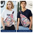 thumbnail image 7 of Sling Backpack Crossbody Chest Bag for Women Men Left and Right Shoulder Purse Water Repellent Gym Daypack, 7 of 7