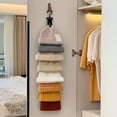 thumbnail image 6 of No Drill Hat Rack Organizer, Over The Door Hat Hanger with 8 Strong Clips, Wall Mounted Cap Storage Holder, Closet Hat Organizer for Baseball Caps, Space Saving Hat Storage Rack, 6 of 6