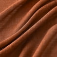 thumbnail image 5 of Burnt Orange Linen Curtains 84 Inches Length for Bedroom Living Room, Soft Linen Textured Window Drapes Terracotta Rust Fall Decor Semi Sheer Light Filtering, 4 Panels, 5 of 5