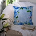 thumbnail image 3 of Carolines Treasures CK1705PW1414 Blue Dahlias Fabric Decorative Pillow, 14Hx14W, multicolor, 3 of 4