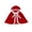 Red, variant on Cjfdfy Toddler Baby Christmas Halloween Costumes Red Cape with Hood Kids Mrs. Claus Santa Costume Xmas Velvet Hooded Cloak Robe Party Poncho