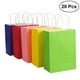 thumbnail image 1 of EeaseMX 20 bolsas de papel kraft con asa, bolsas de regalo para fiestas, cumpleaños, bodas, graduaciones, baby showers, regalos de Navidad, bolsas de regalo, 1 of 7