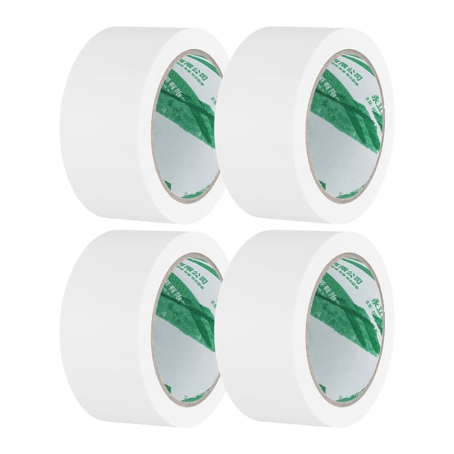 Cinta de marcado para cancha de pickleball Uxcell de 66 pies, cinta ultra adhesiva para borde de marcado, blanca 4 piezas