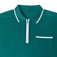 thumbnail image 6 of Lanyiu Mens Golf Shirt Quarter Zip Long Sleeve Collared Shirt with Pocket Classic Casual Shirts, 6 of 6