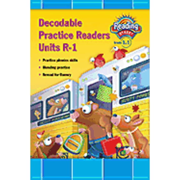 Decodable Practice Readers, Units R-1, Grade 1.1, 9780328492145, 0328492140, Paperback,