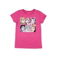 thumbnail image 4 of Disney Princess Girls' 3 Princesses 3 Villains Graphic Block T-Shirt, 4 of 5