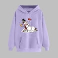 thumbnail image 2 of WILLBEST Sudadera con Capucha para Mujer, Estilo Navideño Otoño/Invierno, con Cremallera y Capucha Gruesa Chica​​, 2 of 3