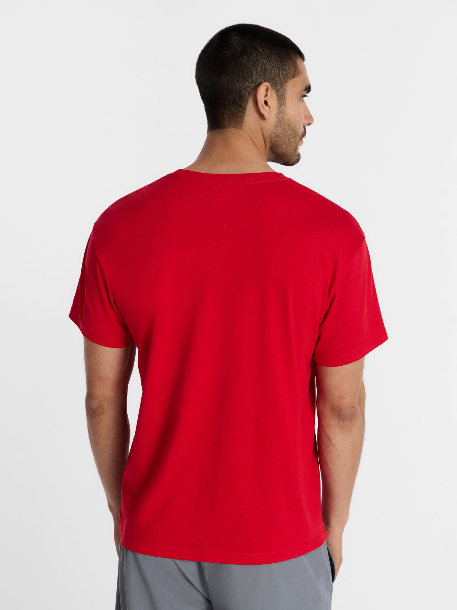 Athletic Works Men's and Big Men's Tri Blend Tee, Sizes XS-4XLT