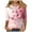 Multicolor#08, variant on ZQGJB Floral Shirts for Women Plus Size Womens Cute 3/4 Length Sleeve Crewneck Tunic Blouse Loose Oversized Soft Cotton Graphic Workout Tees Shirt Tops Multicolor#10 S