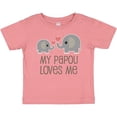 thumbnail image 3 of Inktastic My Papou Loves Me Grandchild Boys or Girls Baby T-Shirt, 3 of 5