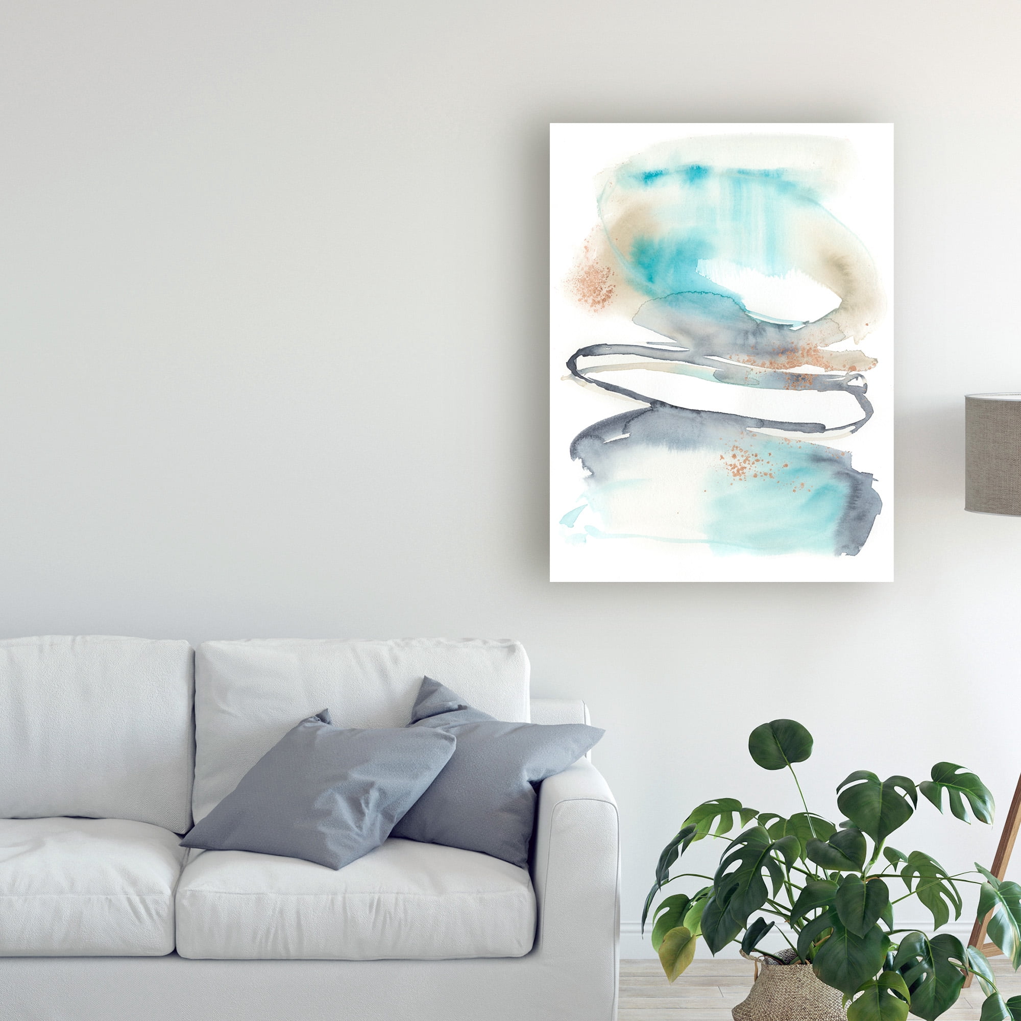 Trademark Fine Art 'Spiral Bloom I' Canvas Art by Jennifer Goldberger