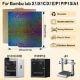 thumbnail image 4 of Build Plate IdeaFormer, caleidoscopio 3D PEK+PEI texturizado, 257 x 257 mm, 4 of 7