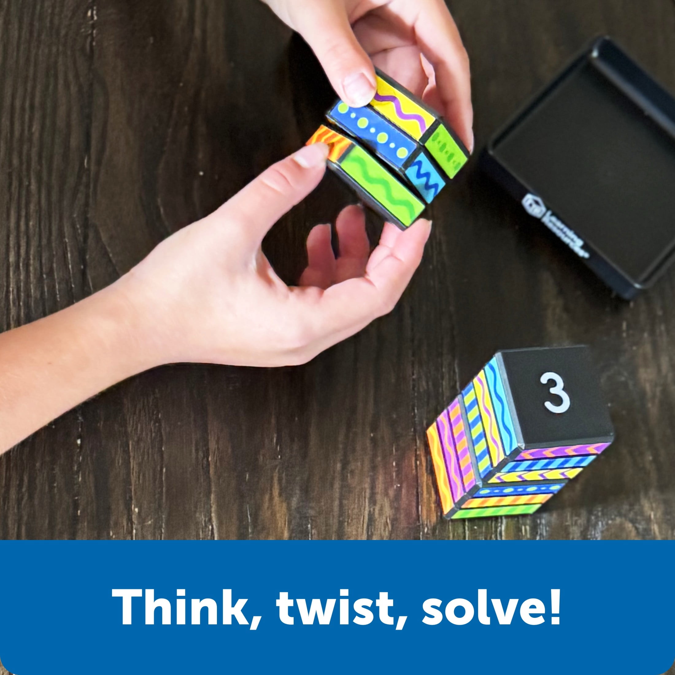 Learning Resources Brainometry Cubed, Brain Teaser Puzzles, Kids Brain Games, Ages 6+