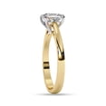 thumbnail image 3 of AFFY Solitaire Engagement Rings for Women, Center 5.5MM Princess Cut Lab Created Moissanite Wedding Promise Rings for Her in 14K Solid Yellow Gold, Ring Size 8.5, 3 of 6