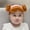 A, variant on Barrettes Hair Accessories Set Gold Bun Headbands with Soft Knit Headwraps for Girls Photo Daily Wear