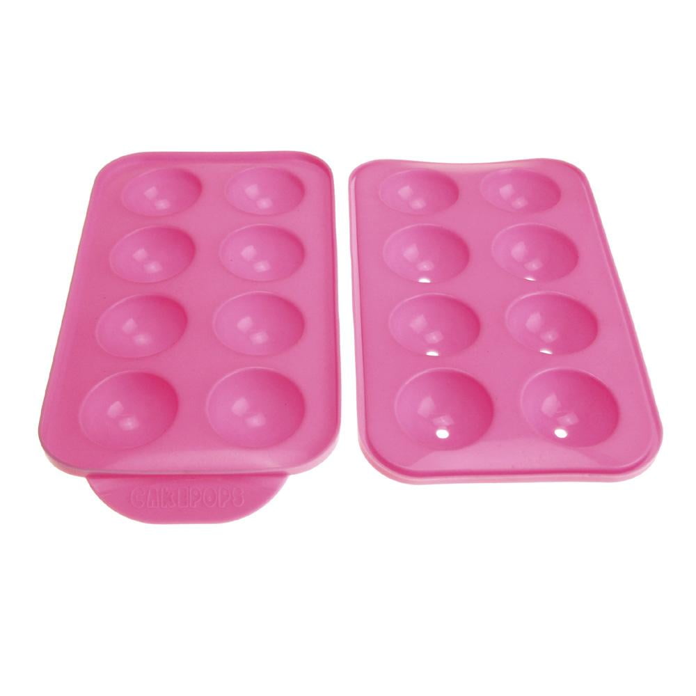 Cake Pop Silicone Mold Set, Pink, 71/2Inch