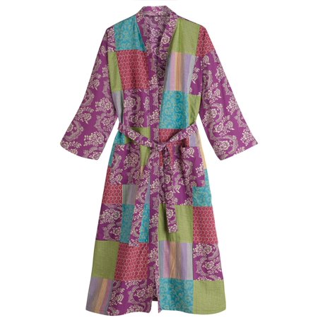 Download A&A EXPORTS - Women's Long Kimono Robe - Plush Purple ...