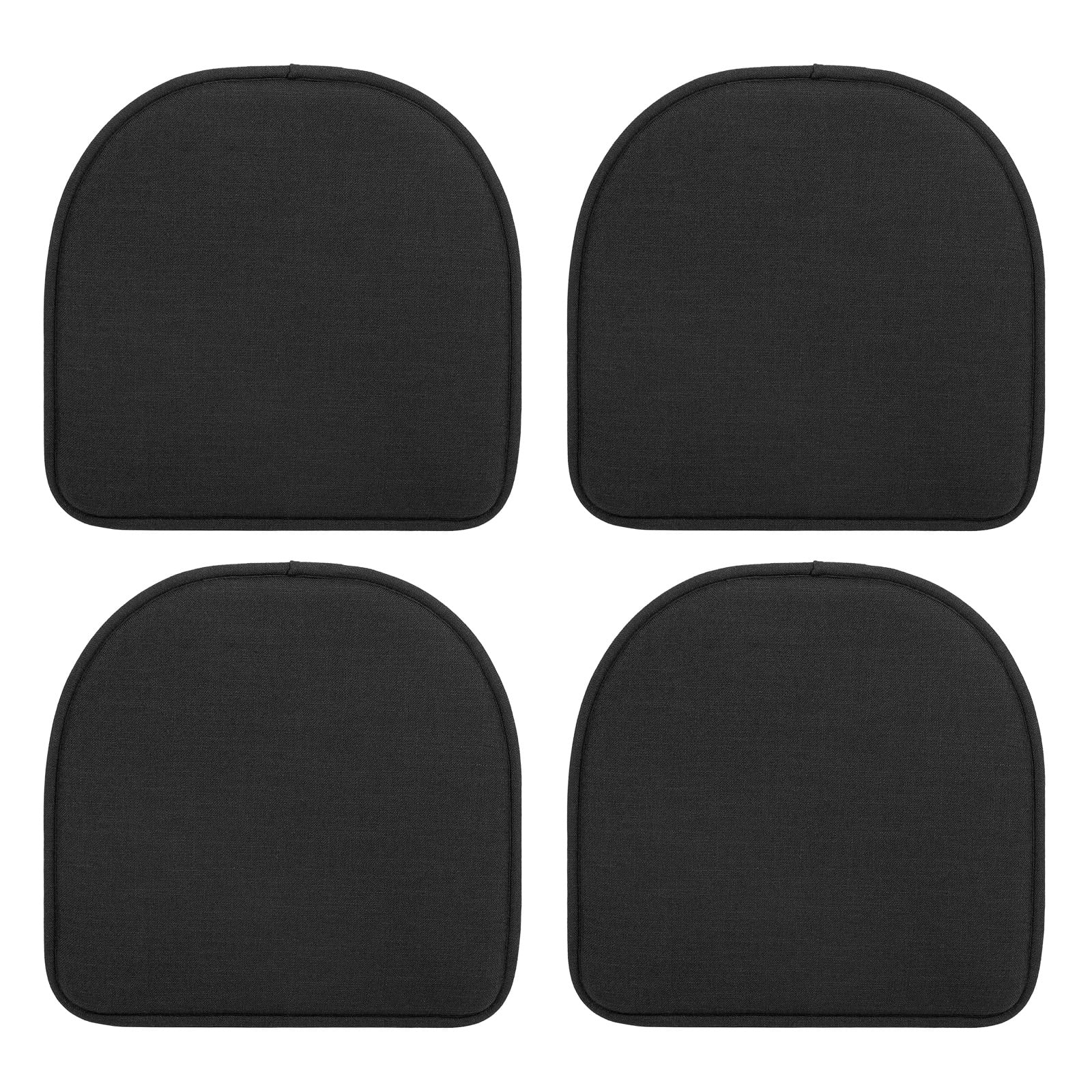 Shinnwa Chair Cushions Set of 4 U Shaped Non Slip Textured Chair Pads