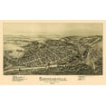 thumbnail image 2 of Moyer 32x21 Black Ornate Wood Framed with Double Matting Museum Art Print Titled - Curwensville Pennsylvania - Moyer 1895, 2 of 4