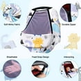 thumbnail image 2 of Fixdono Car Seat Cover Baby with Zipper Peeping Window, Universal Fit for Boys and Girls, 2 of 8