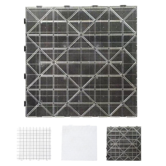 2.6mm Fuse Bead Pegboard, 104 Pin Square Plastic Bead Board, Single Perler Bead Pegboard, Versatile Beading Template for DIY Bead Art, Wall Decor, Ornament Making, Keychains and Craft Projects