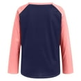 thumbnail image 5 of adviicd Long Sleeve Tops for Women 2025 Fall Henley Neck Shirts Fall Outfits Fashion Clothes (Pink, S), 5 of 7